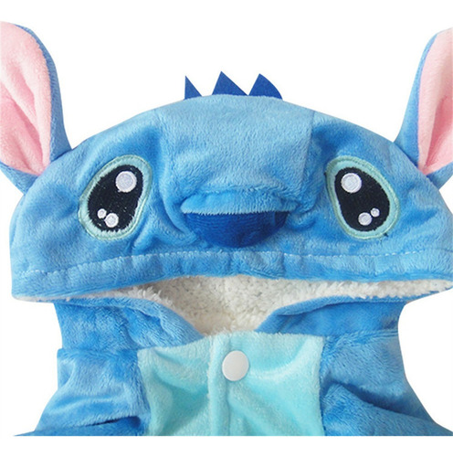 Navidad Ropa Para Mascotas Stitch, Abrigo Con Capucha,