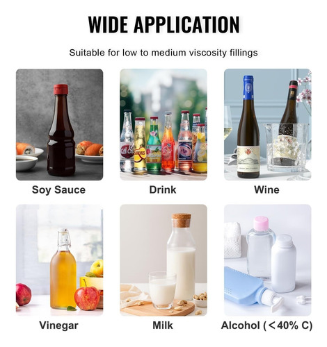 Automática Máquina De Dispensador Líquidos De 10 A 4000 Ml