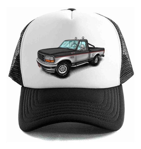 Gorra Camioneta Ford 93 F250 Gris