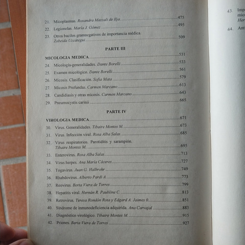 Libro Microbiología Médica María Núñez Medicina (Usado)