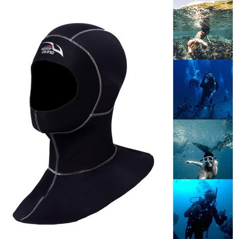 Imagen 4 de 12 de Gorro De Buceo Costura Blanca L