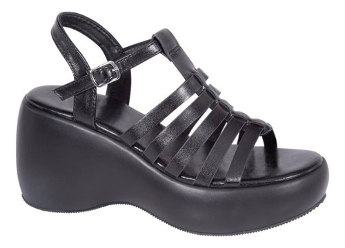 Sandalia Casual Vi Line Fashion 4070 De Dama En Negro