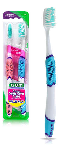 Gum 516vp Technique - Cepillo De Dientes De Cuidado Sensible