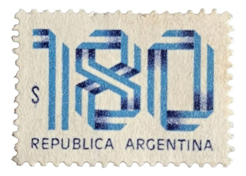 Argentina, Sello Gj 1861 Cinta 180 Pesos