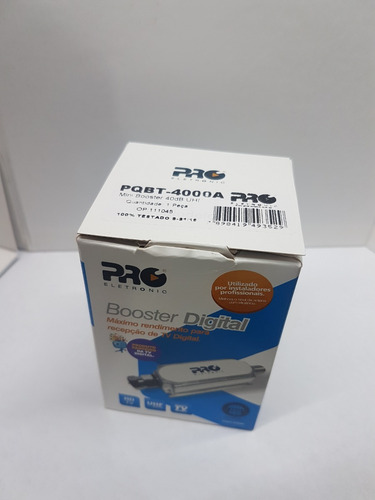 Booster Antena Tv Digital Hdtv 40db Proeletronic Buster