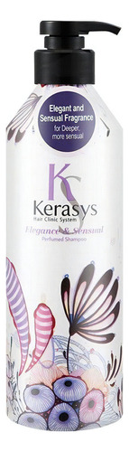  Shampoo Kerasys Elegance & Sensual 600ml - Cabelo Sedoso