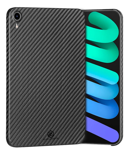 Monocarbon Funda Para iPad Mini 6, Carcasa Rigida De Fibra D