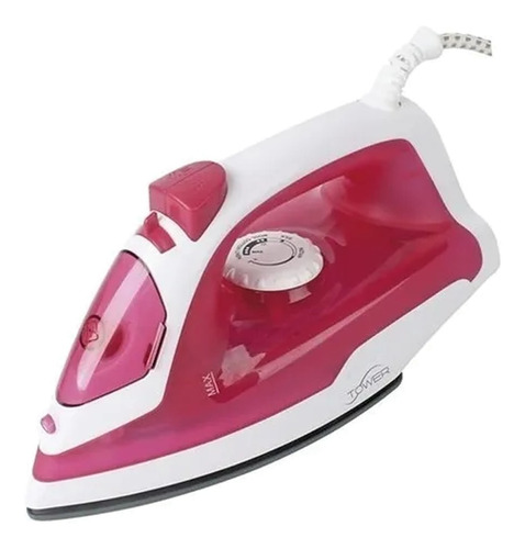 Plancha Vapor Tower T-107 Base Cerámica Antiadherente 1200w Color Rosa