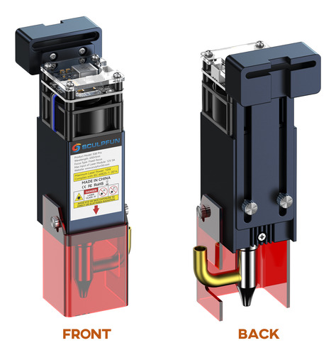 Máquina Eleksmaker Lens Tool Air Integrated Ortur (12 V)