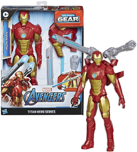 Avengers Titan Hero Blast Gear Iron Man E7380