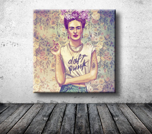 Cuadro Moderno Deco Frida Kahlo - Cr- 50x50 Cm