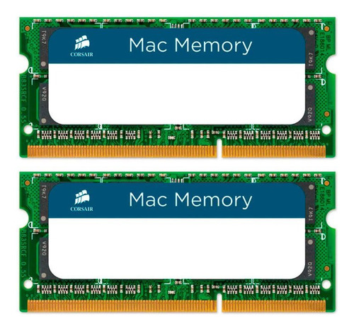 Kit Memória 16gb 1600 2x8 Ddr3 Mac Corsair Notebook