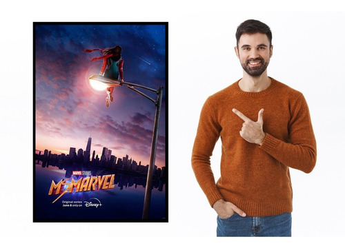 Poster De Ms Marvel Serie De Disney