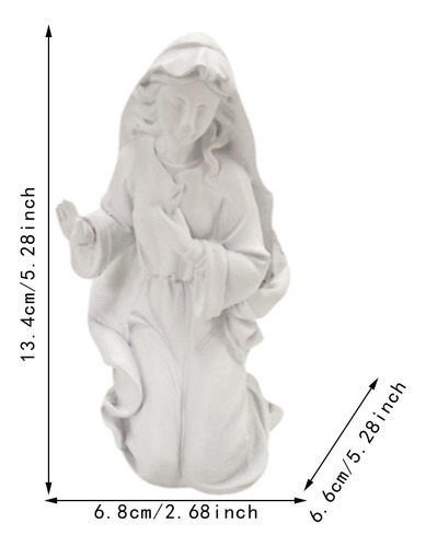 Adorno De Escena De Natividad, Estatua De Jesús, Estilo B