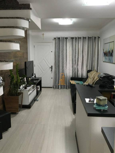 Sobrado Com 3 Dormitórios À Venda Por R$ 485.000,00 - Vila Linda - Santo André/sp - So0067