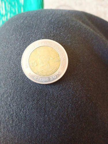 Moneda Conmemorativas 5 Pesos De La Independencia De Méx.