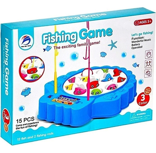 Juego De Pesca Milagrosa Grande Pilas Incluidas 