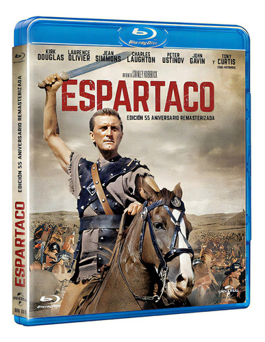 Espartaco Kirk Douglas Pelicula Bluray