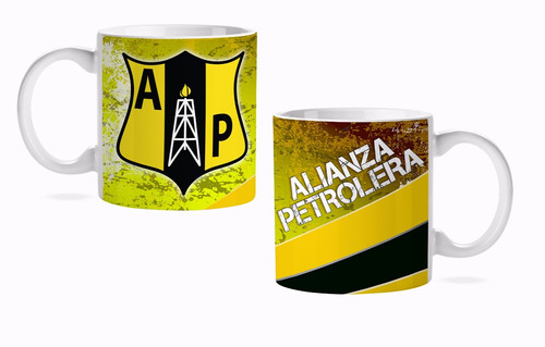 Mug Pocillo Equipo D Fútbol Alianza Petrolera 2 Incluye Caja