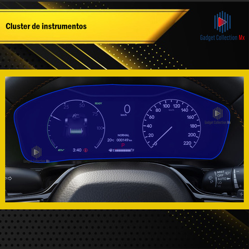 Gadget Collection Mx GC-PTPUHCVR24 Película Protectora Kit Ppf Para Honda Cr-v 2023-2024 Color Transparente