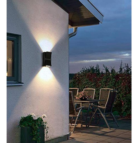 Luz De Pared Impermeable Led, Yosoan 6w 86v -265v Blanco 400