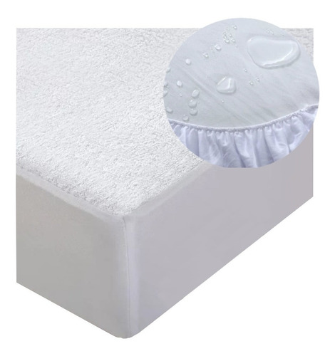 Imagen 2 de 3 de Protector Colchon Impermeable/antifluido Semidoble 1.20x1.90