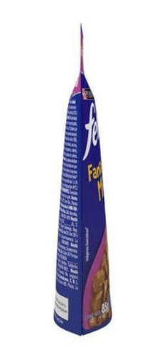 Imagen 4 de 4 de Alimento Felix Fantastic Mix para gato adulto sabor salmón y carne en sobre de 85g