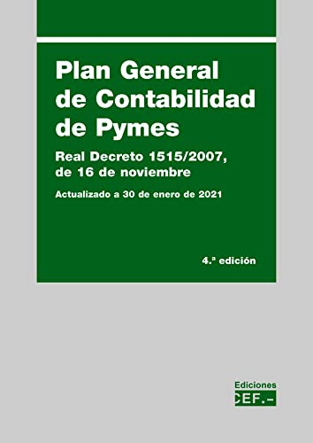 Plan General De Contabilidad De Pymes: Real Decreto 1515-200