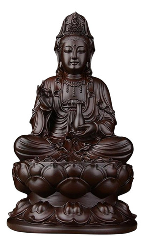Escultura De Buda De La Estatua De Guan Yin Meditando Para