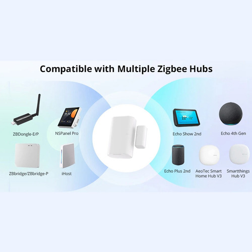 Sensor De Puerta Y Ventana Sonoff Snzb-04p Zigbee Local Smar