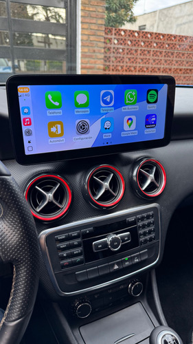 Carplay A200 A250 A45 Cla200 Cla250 Gla200 Gla250 Pantalla Negro