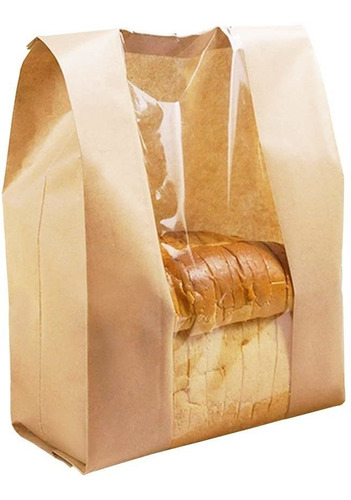 Ecomojiware Pan Pan Papel Kraft Food Packaging Bolsa De Alma