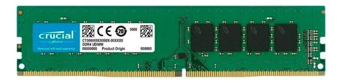 Memoria RAM Basics color verde 8GB 1 Crucial CB8GU2666