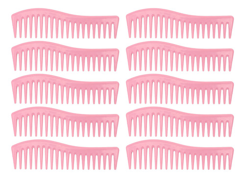 Hair Styling Comb 10pcs Wide Tooth For Long Detangling