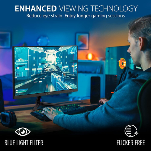 Imagen 4 de 9 de Viewsonic Vx2418-p-mhd 24 Pulgadas Full Hd 1080p 165hz 1ms V
