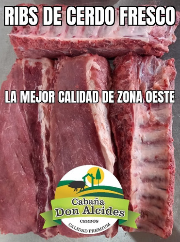 Ribs De Cerdo Fresco X Kg