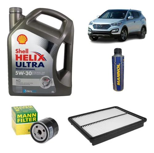 comprar Kit Mantencion Hyundai Santa Fe 2.4 Benc 13-16 5w30 Sint.