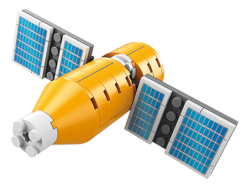 Blocos De Montar Space Shuttle - Kit 1000 Peças 6 Em 1