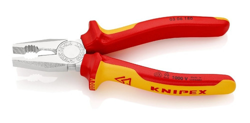 Alicate Universal De 7  Aislado 1000v  Knipex. (0306180)