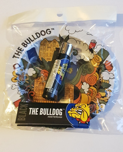 The Bulldog Amsterdam Pack Cenicero Blanco + Papel + Clipper