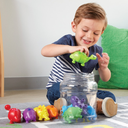 Toy Learning Resources Snap-n-learn Hace Coincidir Dinosauri