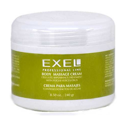 Crema Para Masajes Celulitis  Extracto De Algas 240g Exel