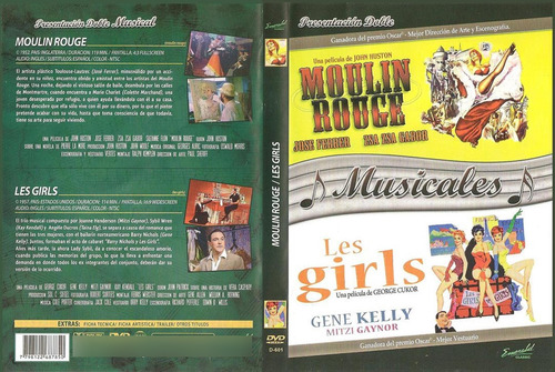 Moulin Rouge - Toulouse Latrec - John Huston - Les Girls Dvd