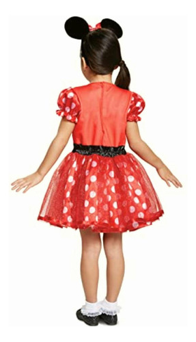 Disguise Disney Minnie Mouse Disfraz Para Niña, Talla