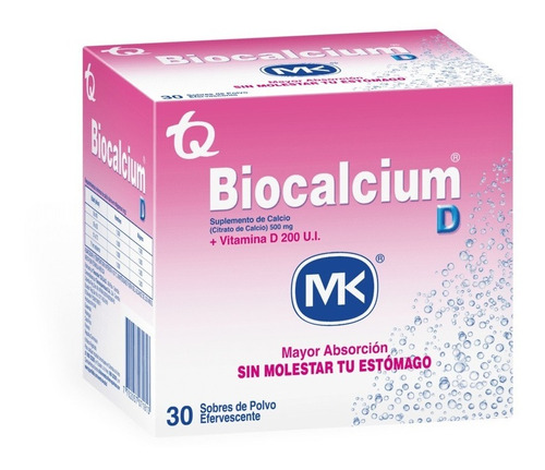 Biocalcium D Efervescente Calcio C - Unidad a $1460