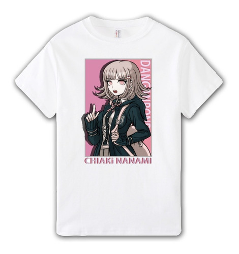 Remera Chiaki Nanami Danganronpa - Otaku Anime Manga Unisex