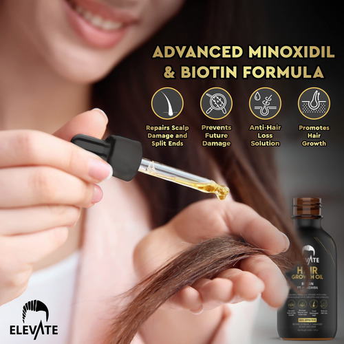 Sérum De Biotina Con Aceite Para El Crecimiento Del Cabello