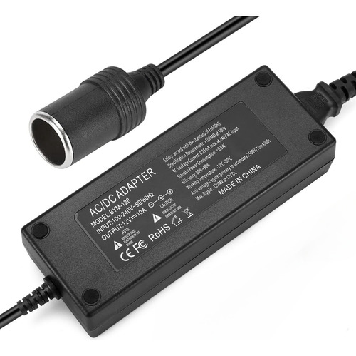 10a 120w Auto Adaptador Convertidor De Corriente 110v A 12v