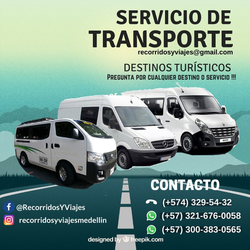 Imagen 6 de 6 de Transporte En Vans / Paseos / Aeropuerto / Dias De Sol