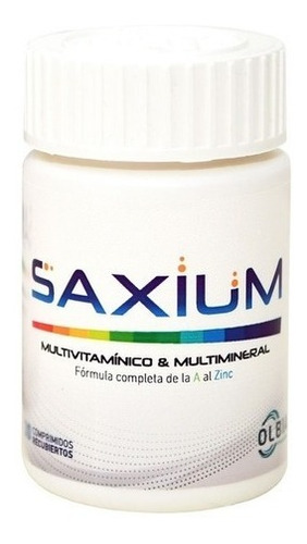 Saxium Multivitamínico Multimineral 30 Comp Olbia Pharma Sabor Sin sabor